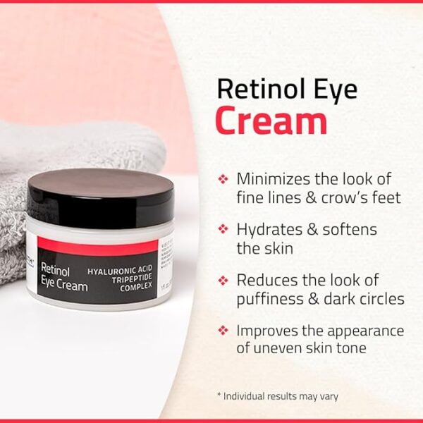 Amazon deal for limited time 17% OFF,  YEOUTH Retinol Eye Cream - Image 2
