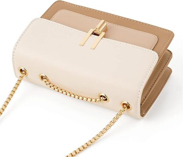 amazon deal (limited time) 25% OFF  Color-Block Crossbody Bags for Women Leather - Image 4