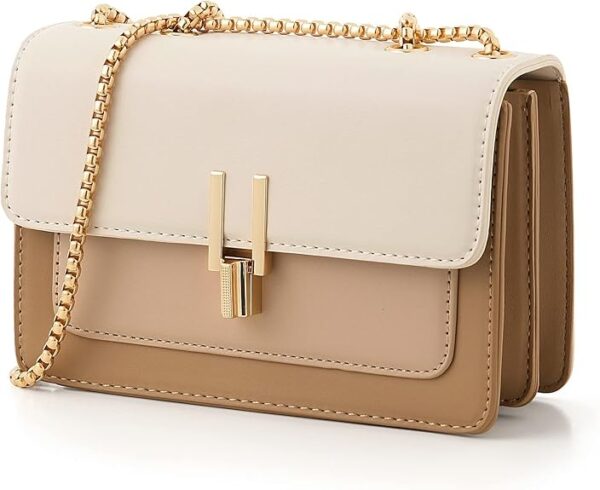 amazon deal (limited time) 25% OFF  Color-Block Crossbody Bags for Women Leather