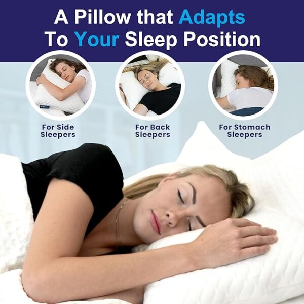Amazon Limited Deal 40% OFF  Sidney Sleep Pillow for Side and Back Sleepers - Image 2