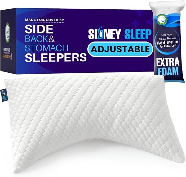 Amazon Limited Deal 40% OFF  Sidney Sleep Pillow for Side and Back Sleepers