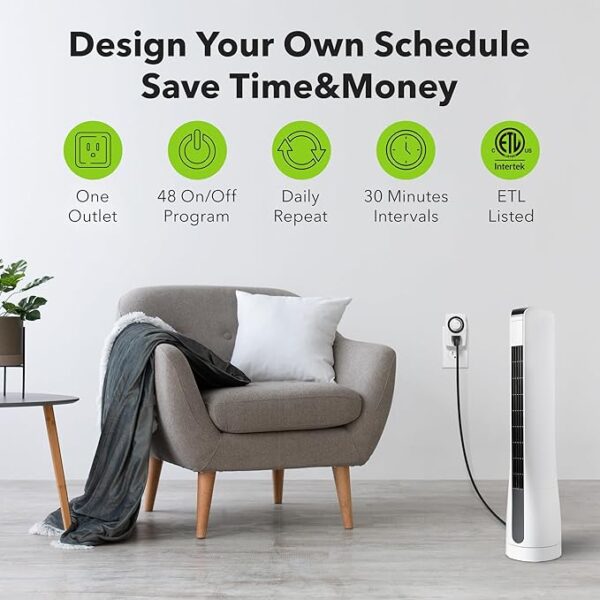 Amazon deal for Limited time 15% OFF  BN-LINK BND-60/U47 Indoor Mini 24-Hour - Image 5