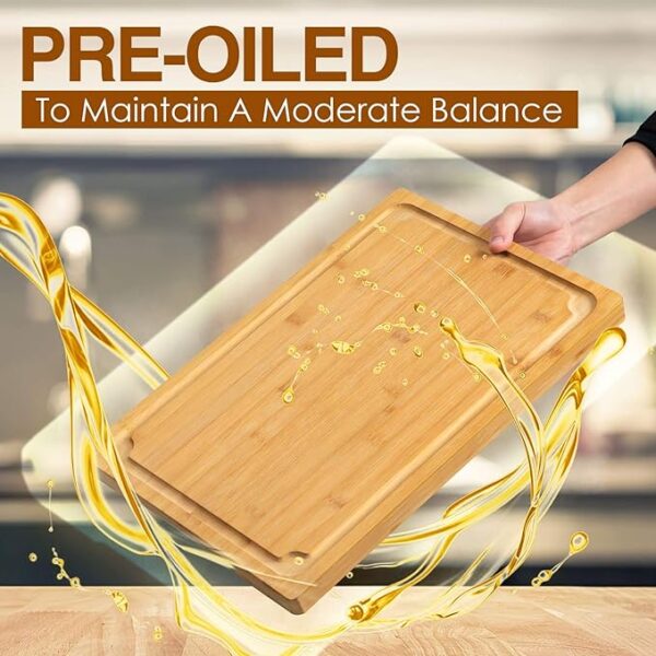 Amazon Price Drop  10% OFF,  Extra Large Cutting Board, 17.6" - Image 3
