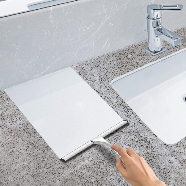 Amazon Price Drop  33% OFF,  All-Purpose Stainless Steel Shower Squeegee for Shower Glass Door - Image 4