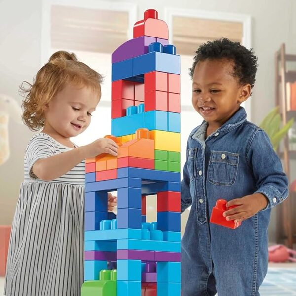 AMAZON TOP DEAL 49% OFF , MEGA BLOKS First Builders Toddler Blocks Toys Set - Image 2
