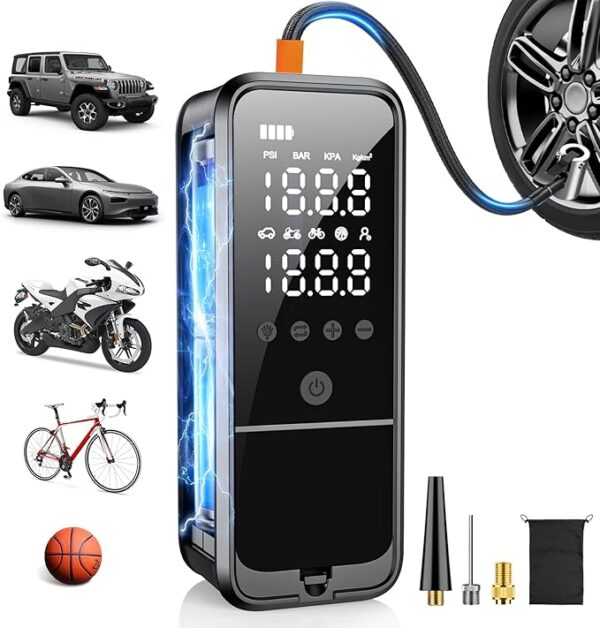 amazon deal for limit time 80% OFF Tire Inflator Portable Air Compressor