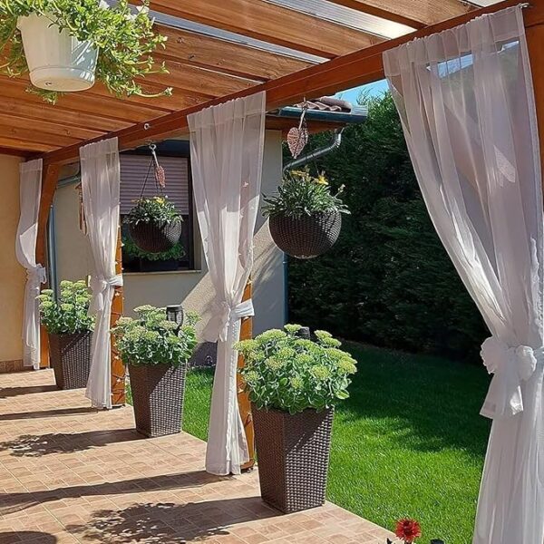 amazon top deal upto 62% off SpaceDresser Waterproof Outdoor Sheer - Image 2