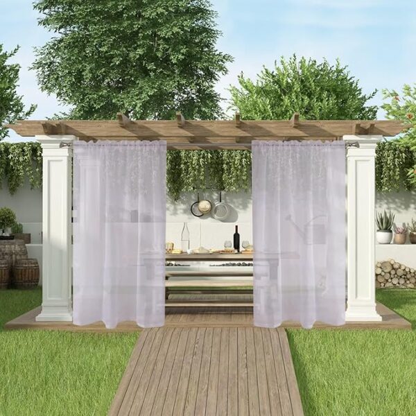 amazon top deal upto 62% off SpaceDresser Waterproof Outdoor Sheer - Image 3