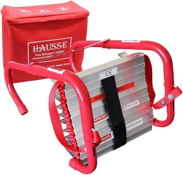 EXTENSION LADDER DEAL 26% OFF , Hausse Retractable 2 Story Fire Escape Ladder, 13 Feet