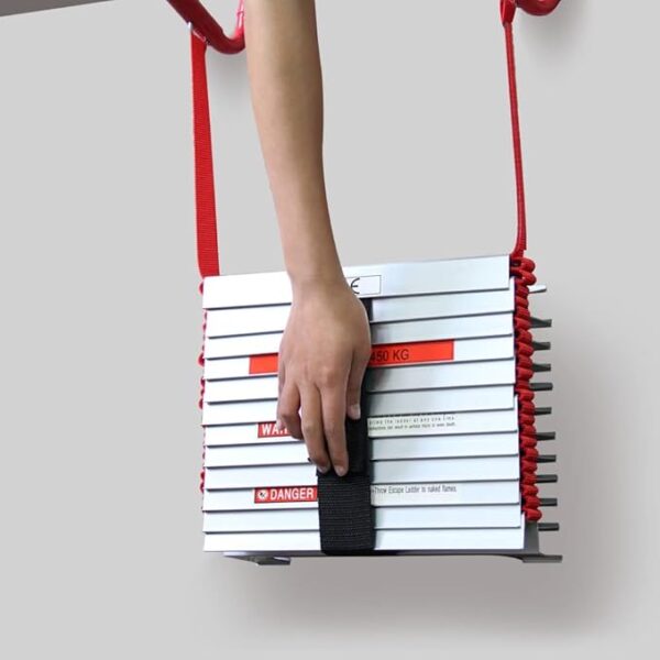 EXTENSION LADDER DEAL 26% OFF , Hausse Retractable 2 Story Fire Escape Ladder, 13 Feet - Image 3
