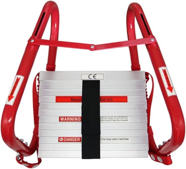 EXTENSION LADDER DEAL 26% OFF , Hausse Retractable 2 Story Fire Escape Ladder, 13 Feet - Image 2