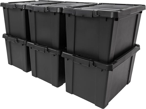 AMAZON DEAL 17% OFF, IRIS USA 20 Gallon Lockable Storage Bins with Lids